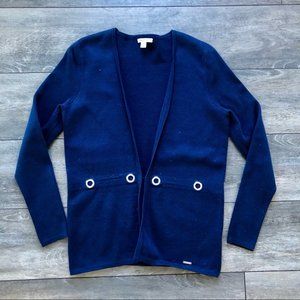 JUST IN - NAUTICA navy cardigan size Medium
